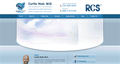 Desktop Screenshot of curtisnoelmd.com